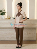 Đồng phục spa nữ cao cấp vải cotton mềm mại, thiết kế chuyên nghiệp, Size M