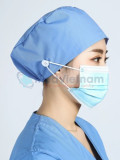Mũ bác sĩ phẫu thuật, mũ trùm đầu y tế, Màu xanh cổ vịt