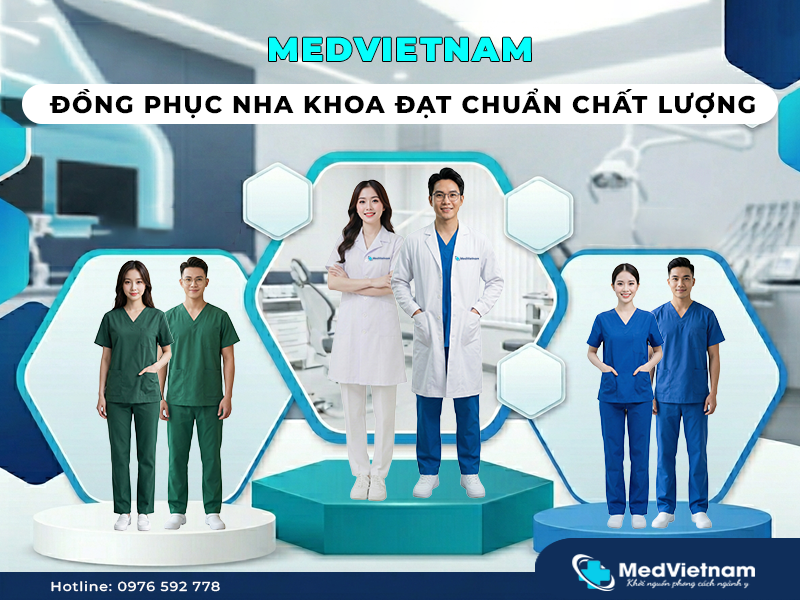 MEDVIETNAM cung cấp đồng phục nha khoa uy tín, giá tốt.