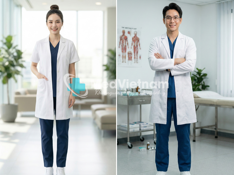 Áo blouse truyền thống.