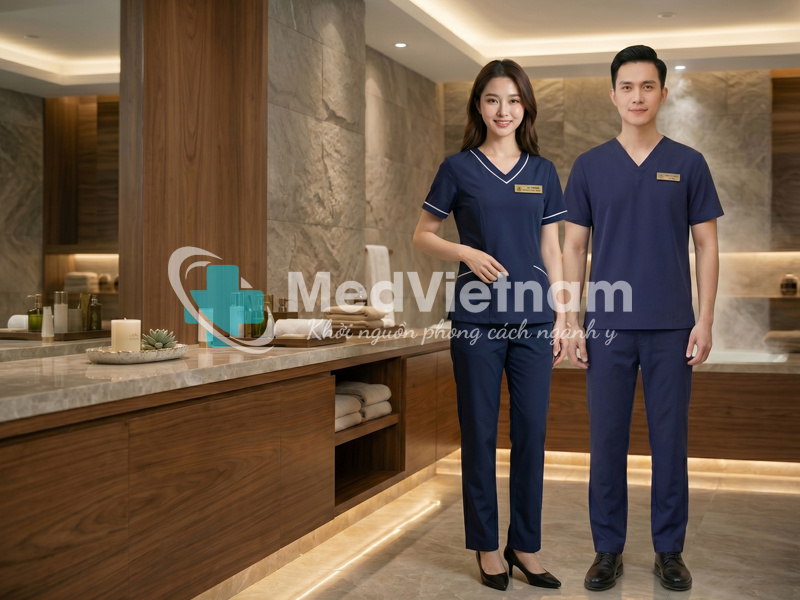Lựa chọn đồng phục spa cho nhân viên chất lượng, phù hợp.