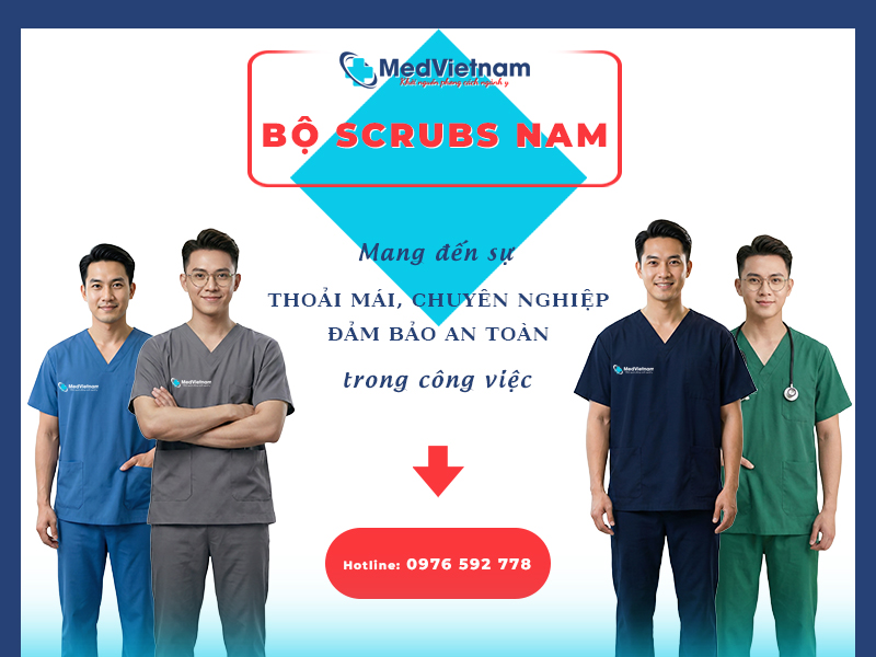 MEDVIETNAM phân phối bộ Scrubs chất lượng, uy tín.