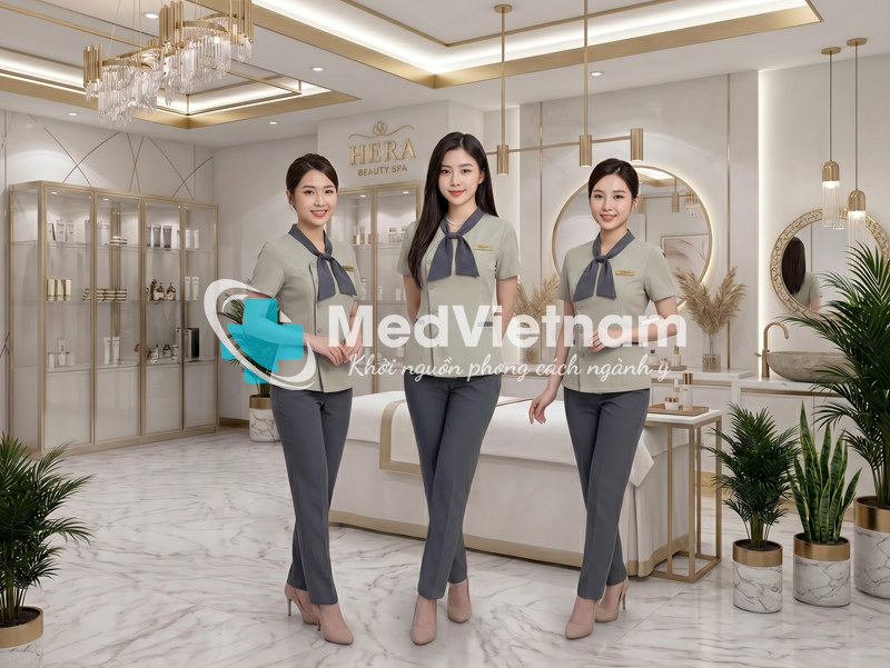 Lựa chọn chất liệu vải may đồng phục đạt chuẩn, phù hợp.