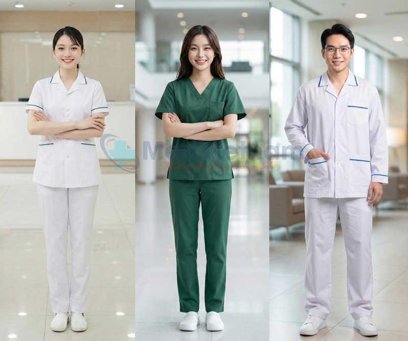 Trang phục điều dưỡng, kỹ thuật viên.