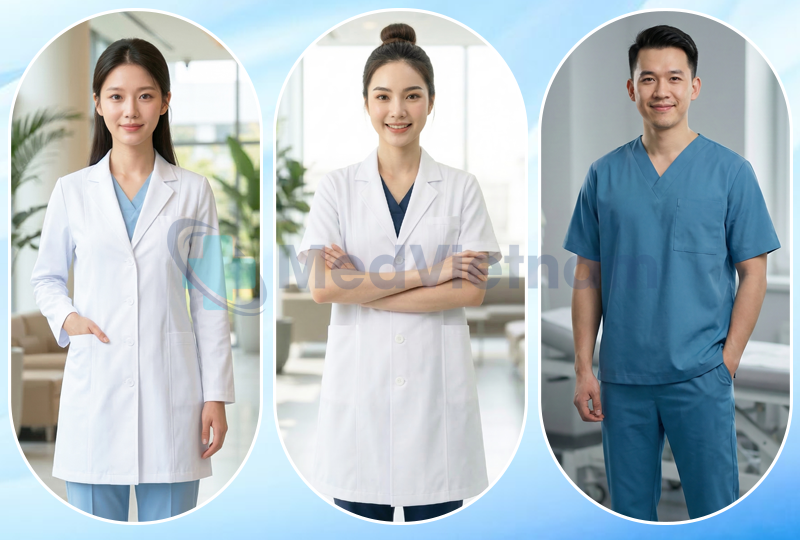 Đồng phục bác sĩ đạt chuẩn mang lại giá trị thiết thực trong quá trình vận hành cơ sở y tế.