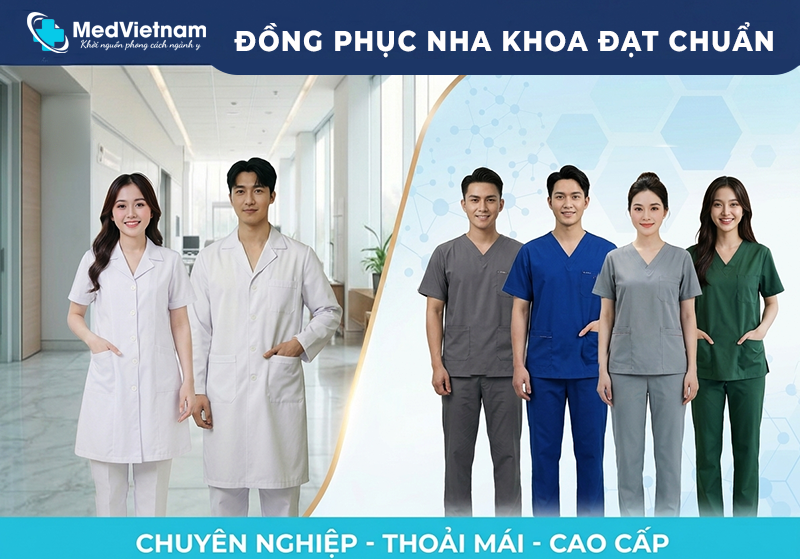 Đồng phục nha khoa đạt chuẩn quy định.