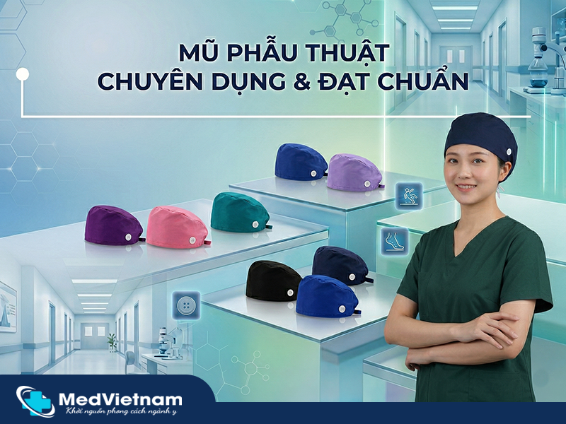 Mũ phẫu thuật đạt chuẩn an toàn.