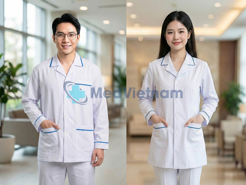 Thiết kế áo chuẩn form dáng nam và nữ.