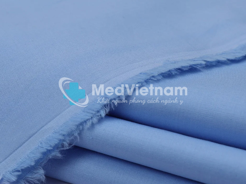Vải cotton lạnh có thành phần gồm sợi tổng hợp Polyester hoặc Nylon kết hợp Spandex.