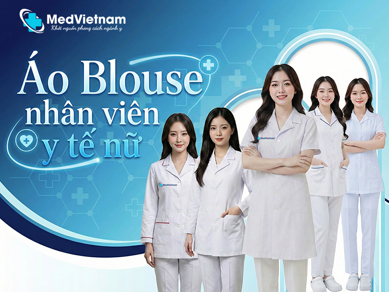Đồng phục áo Blouse nữ đạt tiêu chuẩn.