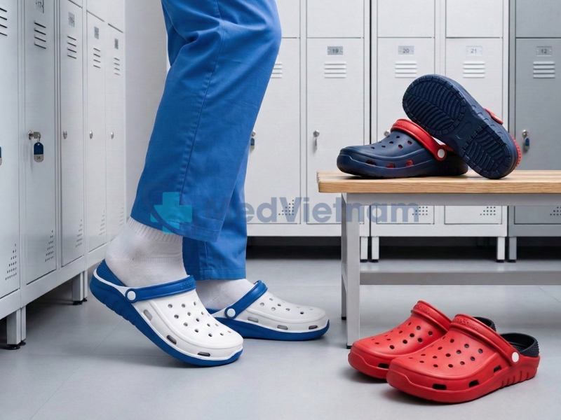Lựa chọn dép y tế chất lượng, phù hợp vị trí công việc.