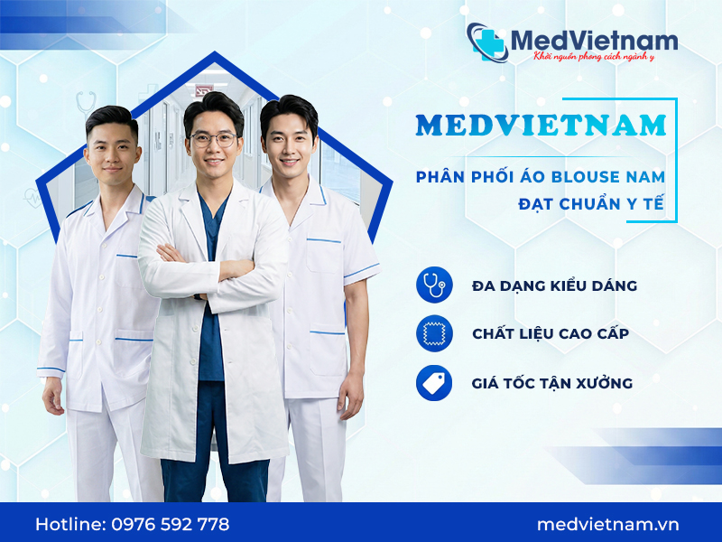 Chọn mua áo Blouse nam chất lượng, giá tốt tại MEDVIETNAM.