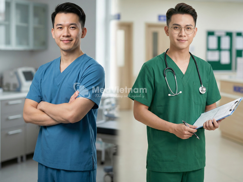 Lựa chọn bộ Scrubs nam chất lượng, phù hợp.