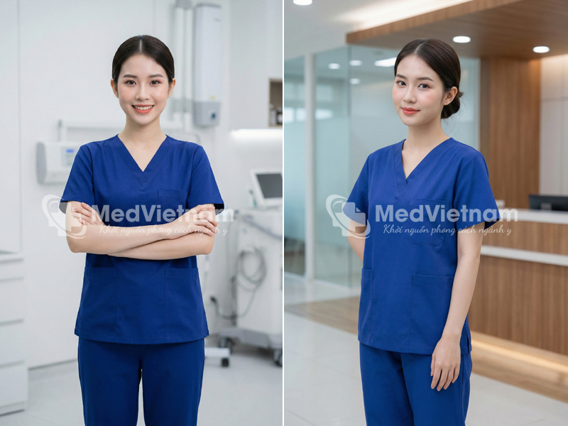 Thiết kế trang phục mang lại sự thoải mái tối đa trong ca trực.