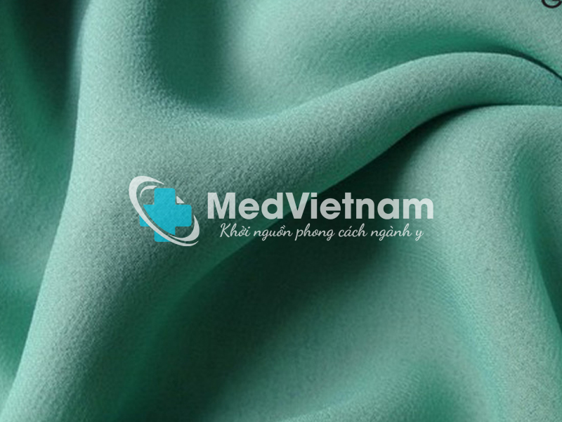 Vải may đồng phục spa: Vải tuyết mưa.