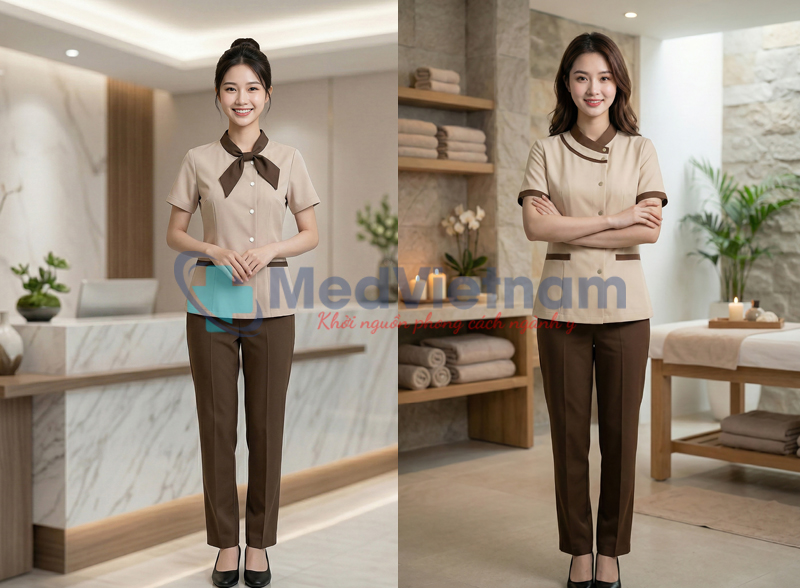 Đồng phục thẩm mỹ viện, spa.