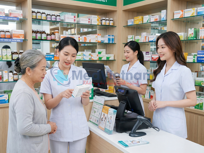 Đồng phục dược sĩ - trang phục bắt buộc trong hệ thống nhà thuốc hiện đại.